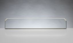 Name Plate with Clipped Corners- Crystal Clear
